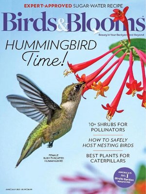 Umschlagbild für Birds & Blooms: June/July 2022